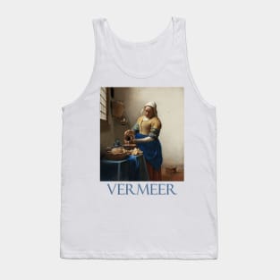 The Milkmaid (The Kitchen Maid) by Johannes Vermeer Tank Top